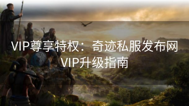 VIP尊享特权：奇迹私服发布网VIP升级指南